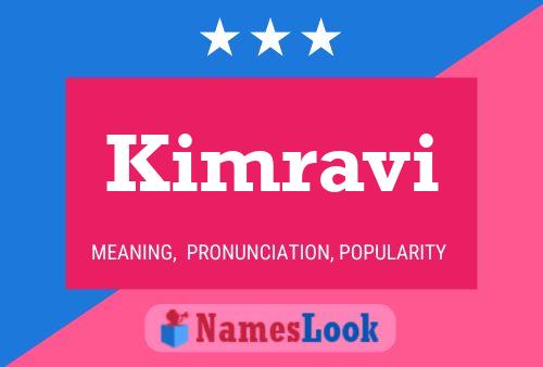 Kimravi Name Poster