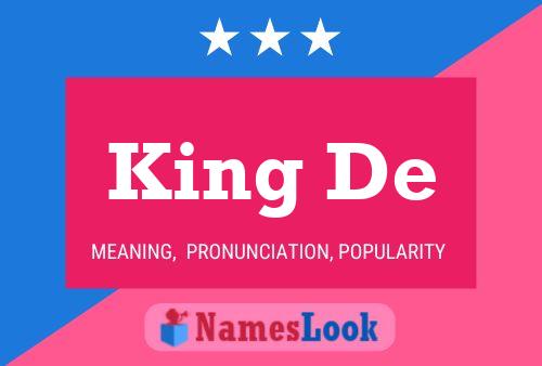 King De Name Poster