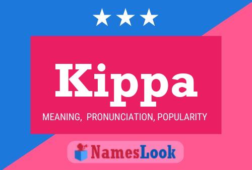 Kippa Name Poster