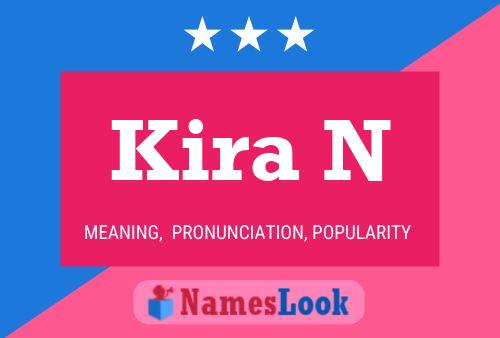 Kira N Name Poster