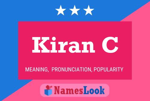 Kiran C Name Poster