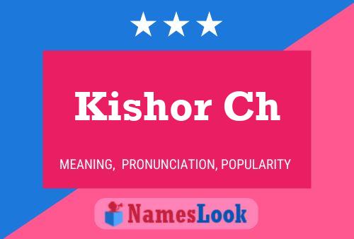 Kishor Ch Name Poster