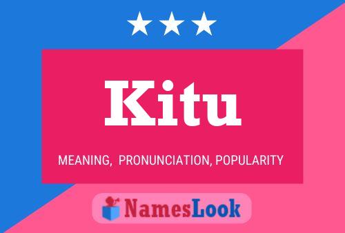 Kitu Name Poster