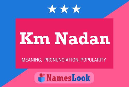 Km Nadan Name Poster