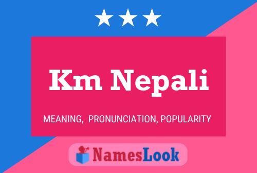 Km Nepali Name Poster