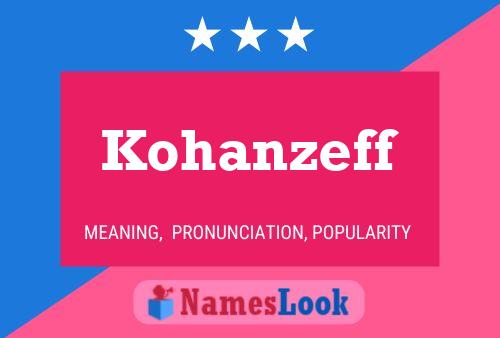 Kohanzeff Name Poster