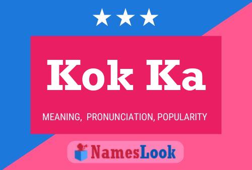 Kok Ka Name Poster