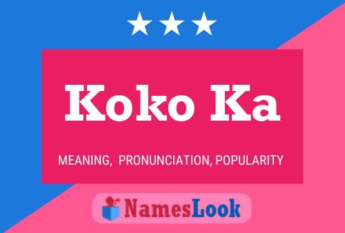 Koko Ka Name Poster