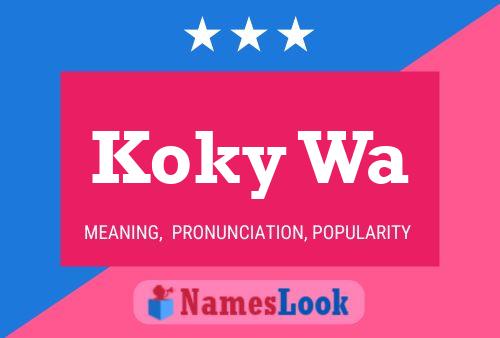 Koky Wa Name Poster