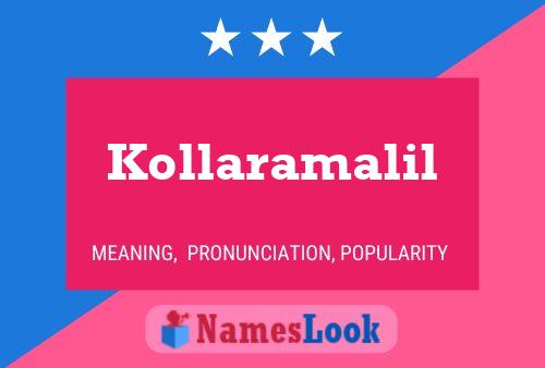 Kollaramalil Name Poster