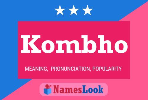 Kombho Name Poster