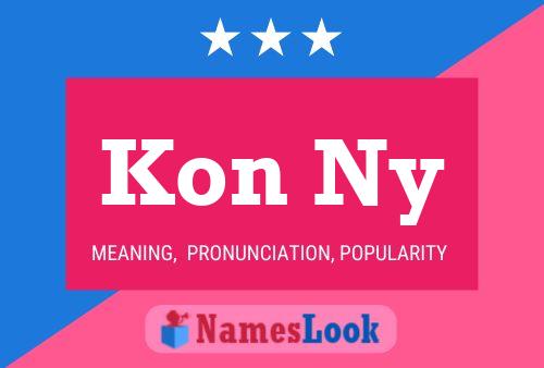 Kon Ny Name Poster