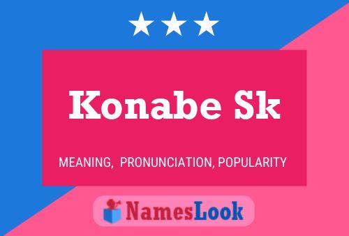 Konabe Sk Name Poster