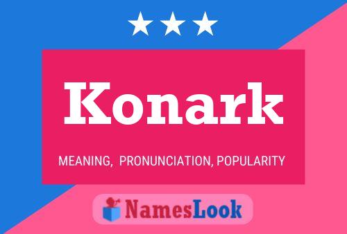 Konark Name Poster