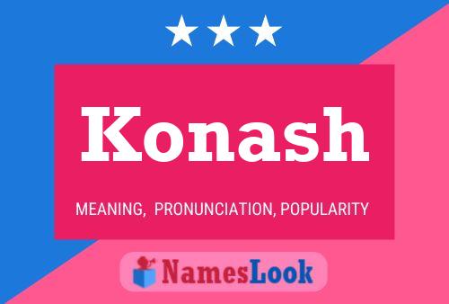 Konash Name Poster