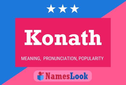 Konath Name Poster