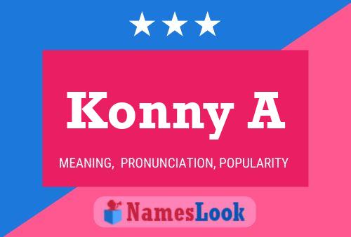 Konny A Name Poster