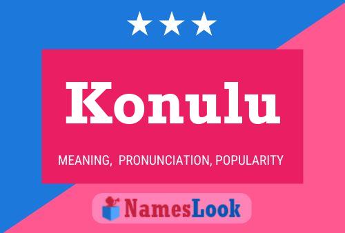 Konulu Name Poster