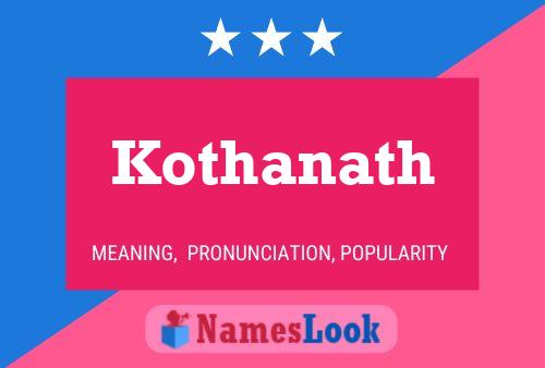 Kothanath Name Poster