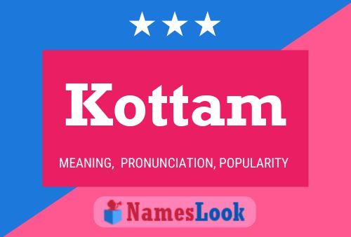 Kottam Name Poster