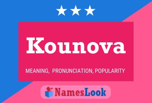 Kounova Name Poster