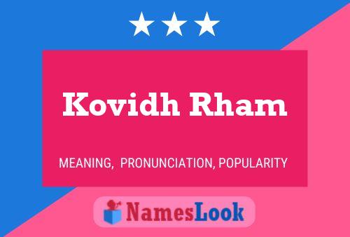 Kovidh Rham Name Poster