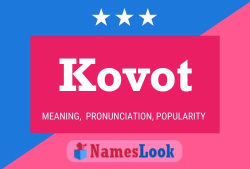 Kovot Name Poster