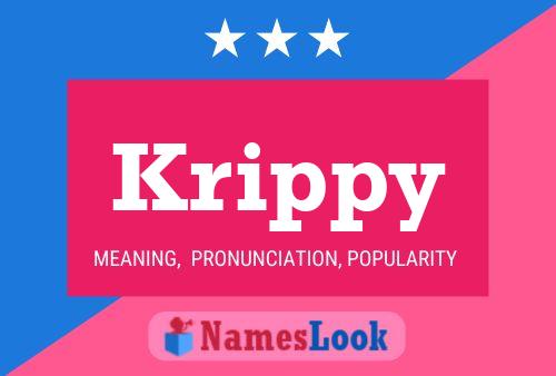 Krippy Name Poster