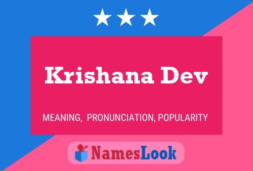 Krishana Dev Name Poster