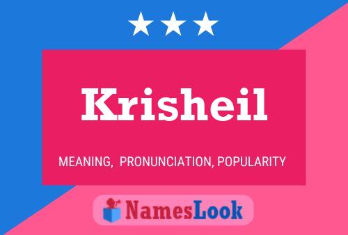 Krisheil Name Poster