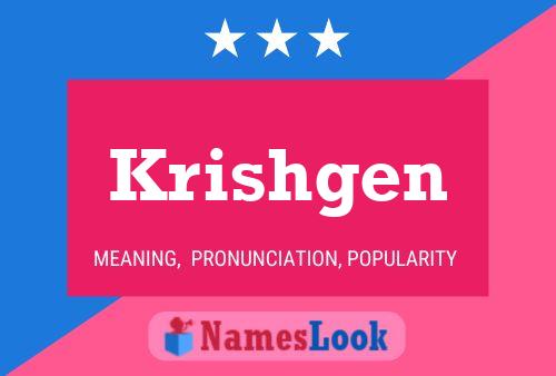 Krishgen Name Poster