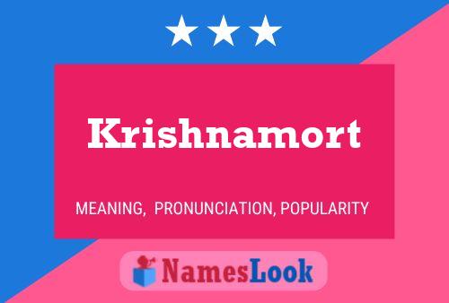 Krishnamort Name Poster