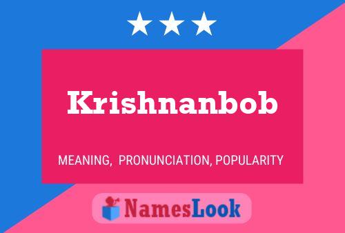 Krishnanbob Name Poster