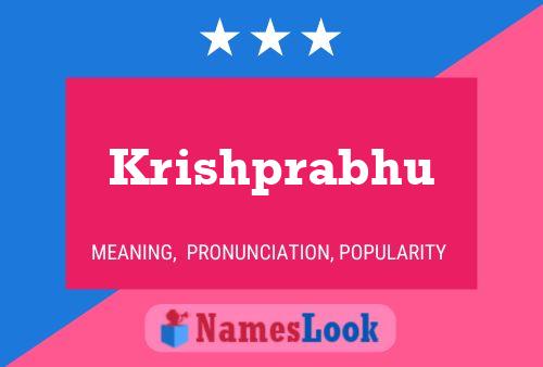 Krishprabhu Name Poster