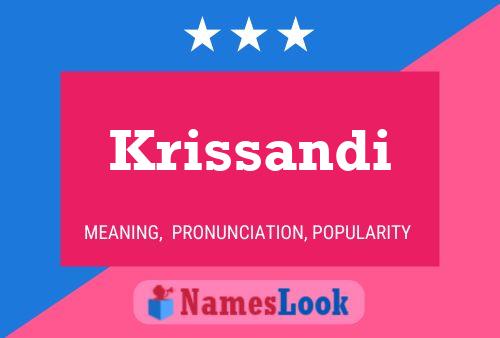 Krissandi Name Poster