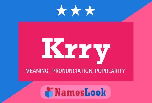 Krry Name Poster