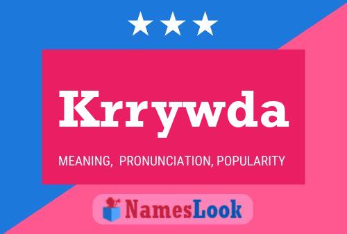 Krrywda Name Poster