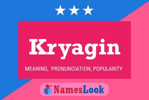 Kryagin Name Poster