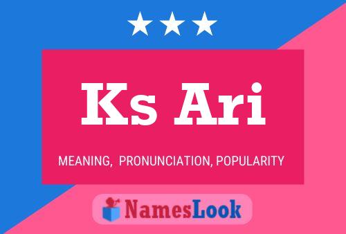 Ks Ari Name Poster