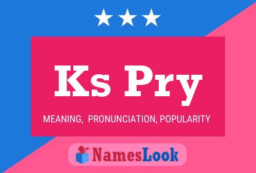 Ks Pry Name Poster