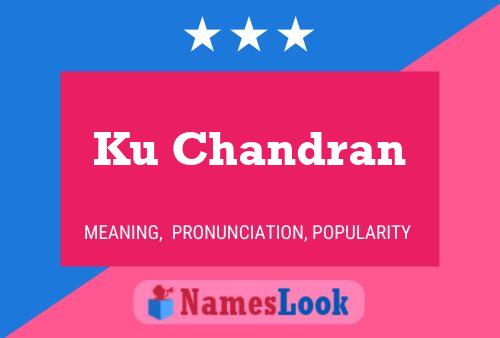 Ku Chandran Name Poster