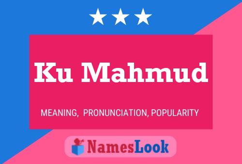 Ku Mahmud Name Poster