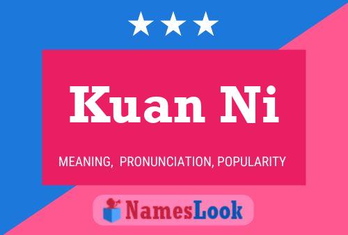 Kuan Ni Name Poster