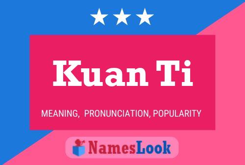 Kuan Ti Name Poster