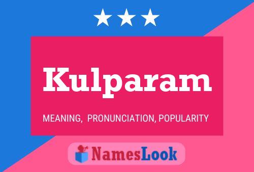 Kulparam Name Poster