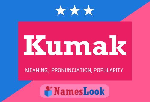 Kumak Name Poster