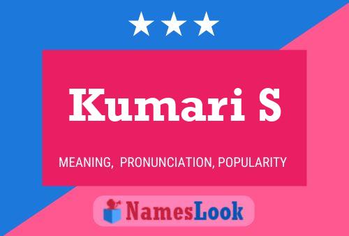 Kumari S Name Poster