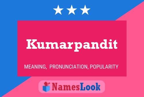 Kumarpandit Name Poster