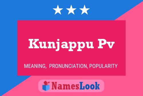 Kunjappu Pv Name Poster