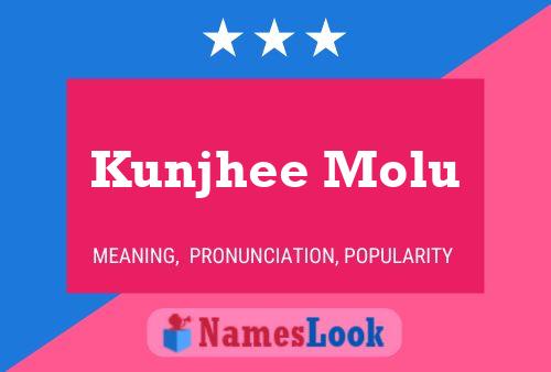 Kunjhee Molu Name Poster